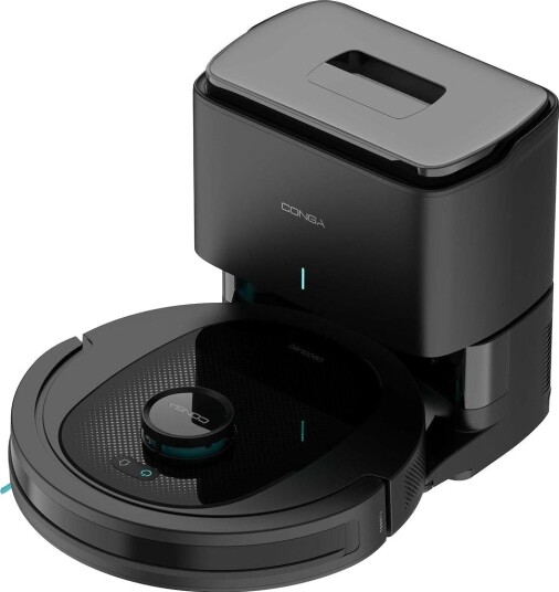 Cecotec Conga 8490 Ultimate Power robotstøvsuger - 500 ml, HEPA-filter - Svart