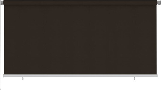vidaXL Utendørs rullegardin 305 (B) x 140 (H) cm brun HDPE