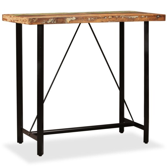 Barbord gjenvunnet heltre 120x60x107 cm 245440 Barbord gjenvunnet heltre 120x60x107 cm 245440