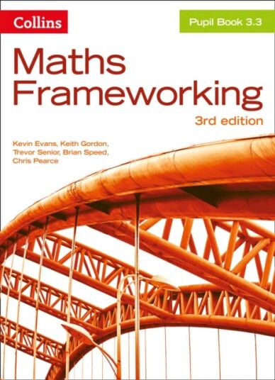 Ks3 Maths Pupil Book 3.3 Av Kevin Evans, Gordon, Trevor Senior, Brian Speed, Chris Pearce