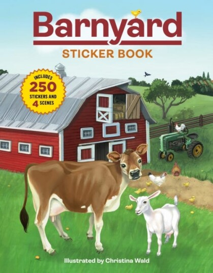Barnyard Sticker Book Av Christina Wald