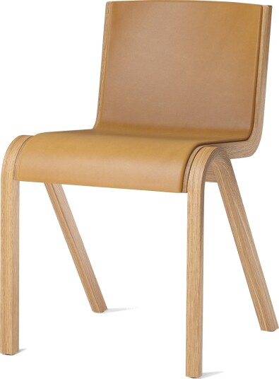 Audo Copenhagen Ready Stol Polstret Front Eik / Skinn Dakar 0250 Audo Copenhagen Ready Stol Polstret Front Eik / Skinn Dakar 0250