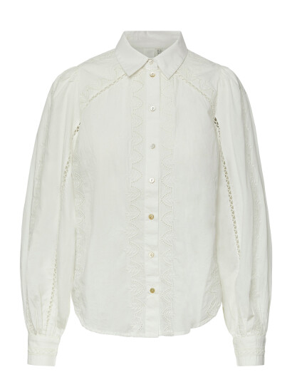Y . A . S Yaskenora LS Shirt - Star White XS
