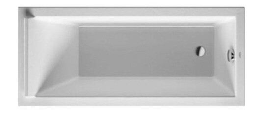 Duravit Starck Badekar for innbygging 1600x700 mm. Duravit Starck Badekar for innbygging 1600x700 mm.
