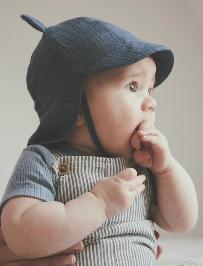 Huttelihut Overalls Yd Stripe Grey 80