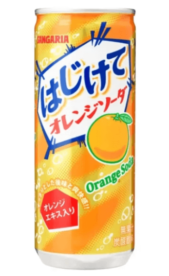 Hajikete Soda Orange 250ml