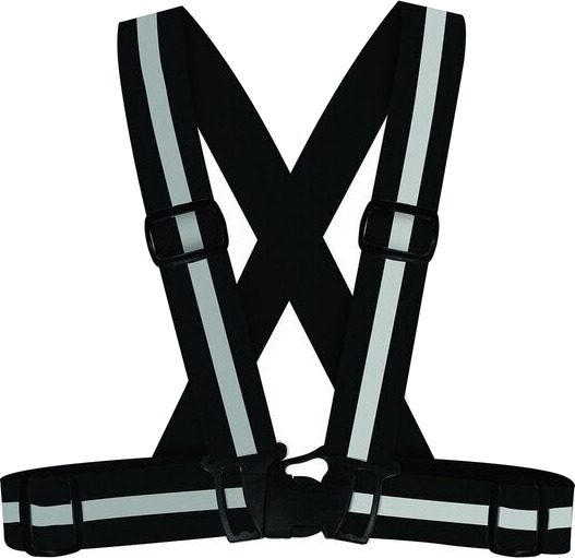 Refleksvest Moderne Svart