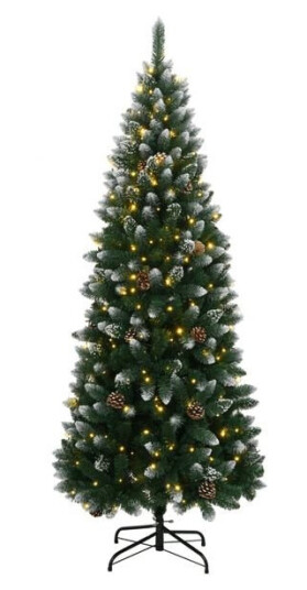 Kunstig juletre med 150 LED 120 cm