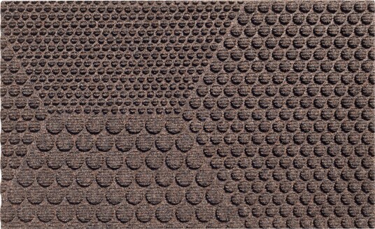 Heymat Hex Soil dørmatte 45x75 cm brun