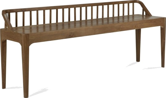 Ethnicraft Spindle Benk Teak Ethnicraft Spindle Benk Teak