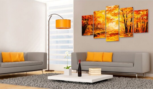 Tavle Autumn Alley 100X50 Artgeist sp. z o. o.