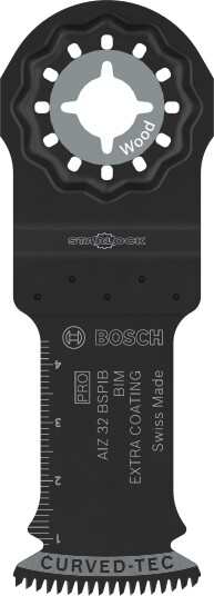 Bosch AIZ 32 BSPIB Stikksagblad 32x50 mm Bimetall for Tre og Kompositter, 5 stk.