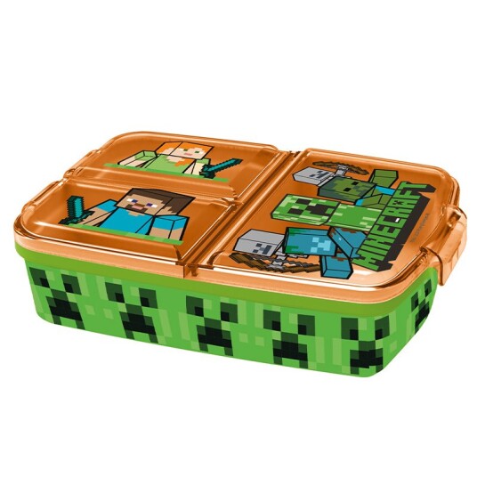 Stor Multi Compartment Sandwich Box Minecraft 088808735-40420