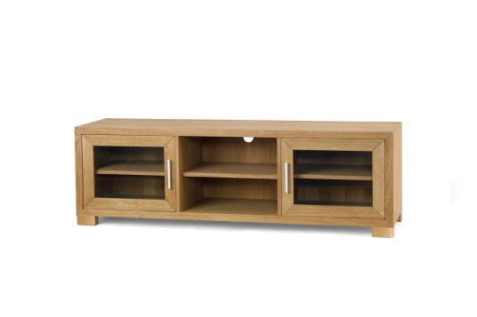 Torkelson Cubio mediebenk Oljet eik 162 x 52 cm Natur