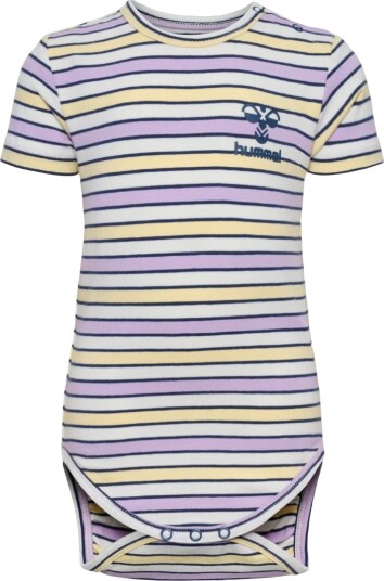 Hummel Body k/e HmlHappy Orchid Blomstring Hummel 74 Kortermet body Rosa