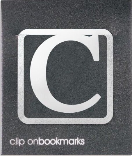 Metall Bokmerke – Bokstav C Clip On
