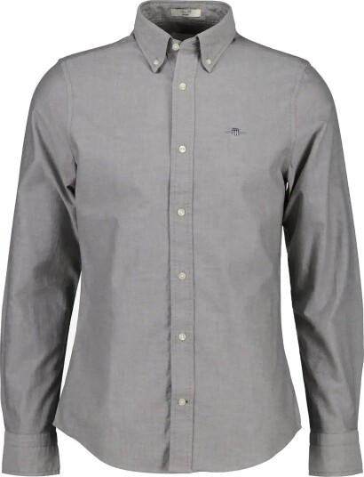 Gant Slim Classic Oxford Shirt BLACK BROWN M