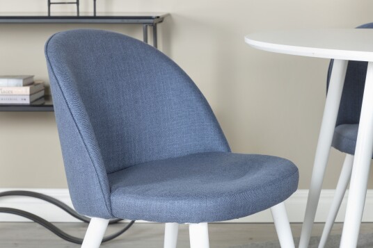 Venture Home Spisegruppe Ridones 100 cm Rund + 4 Sedavi Spisestoler