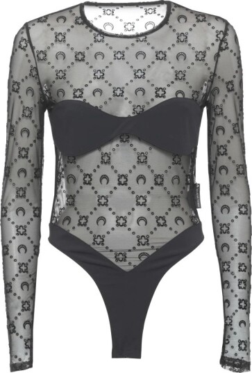 Marine Serre Dame Topper Svart S,