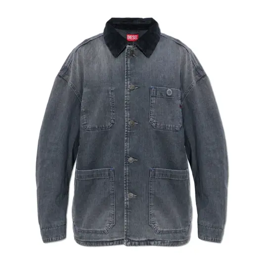 Diesel unisex Jakker Blå L, Diesel unisex Jakker Blå L,