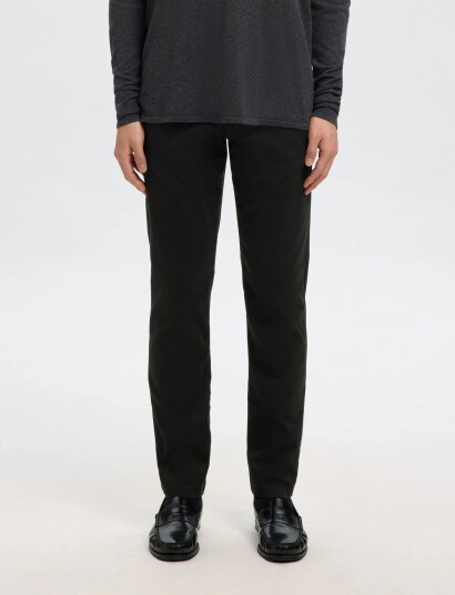 Selected Slh175 Slim New Miles Flex Pant Noos   Black   31 x 30