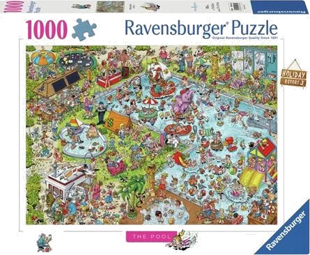 Ravensburger Puslespill 1000 Brikker Holiday Resort 3: Bassenget Ravensburger Puslespill 1000 Brikker Holiday Resort 3: Bassenget