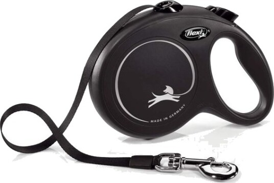 Flexi New Classic Hundebånd XS 3m Svart Flexi New Classic Hundebånd XS 3m Svart