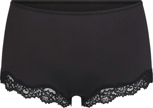 SKIMS Fits Everybody Lace Boyshort Onyx Undertøy Sort M SKIMS Fits Everybody Lace Boyshort Onyx Undertøy Sort M