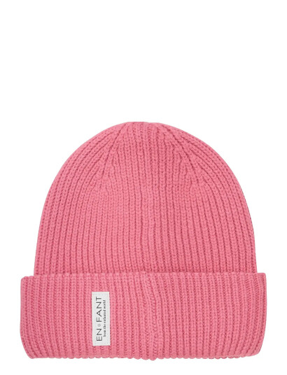 En Fant Beanie W. Lining - Pink - 9-12M