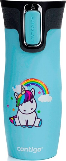 Contigo West Loop Termokopp 470ml Iced Aqua Unicorn