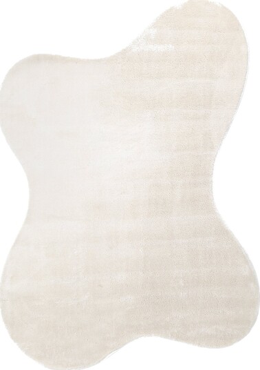 Asymmetrisk Bølgete Ryeteppe Aranga Super Soft Fur beige Størrelse: 160 x 230 cm Asymmetrisk Bølgete Ryeteppe Aranga Super Soft Fur beige Størrelse: 160 x 230 cm