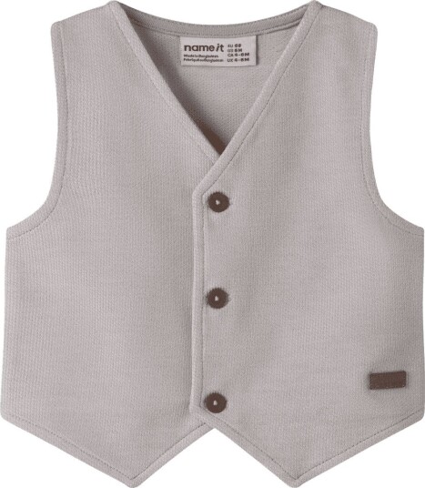Name It Nbmrobino vest til baby, Chateau Gray (62) 62