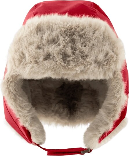 MINI A TURE Matcrister Teddy Lined Winter Hood Red 10/12Y