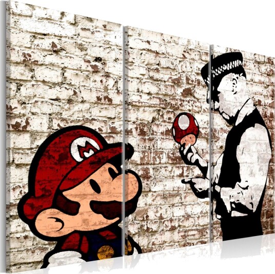 Bilde Mario Bros Torn Wall 90x60 Artgeist sp. z o. o.