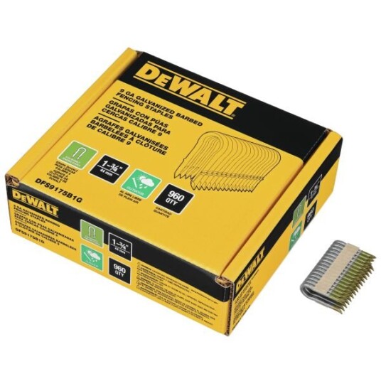 Dewalt DFS9175B1G Stengselklammer 960-pakning 45 mm Innfesting