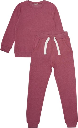 Minymo Joggedress 2-pakning Apple Butter 134 - Unisex