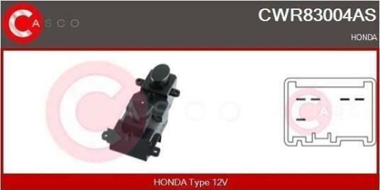 Bryter, vindusheis CASCO CWR83004AS Bryter, vindusheis CASCO CWR83004AS