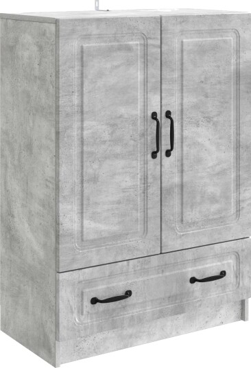  Serviesskap Betonggrå 66 x 34,5 x 92 cm Konstruert tre