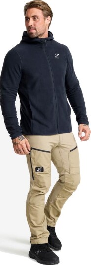Revolutionrace Herre Overdeler Fleece & midlayers Hiker Full zip Fleece Herre Pomegranate 4XL