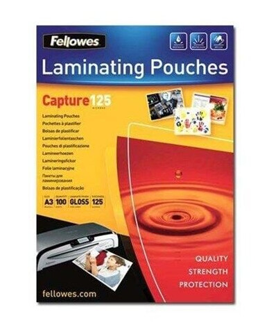 Fellowes ImageLast A3 125 Micron Laminating Pouch - 100 pack Fellowes ImageLast A3 125 Micron Laminating Pouch - 100 pack