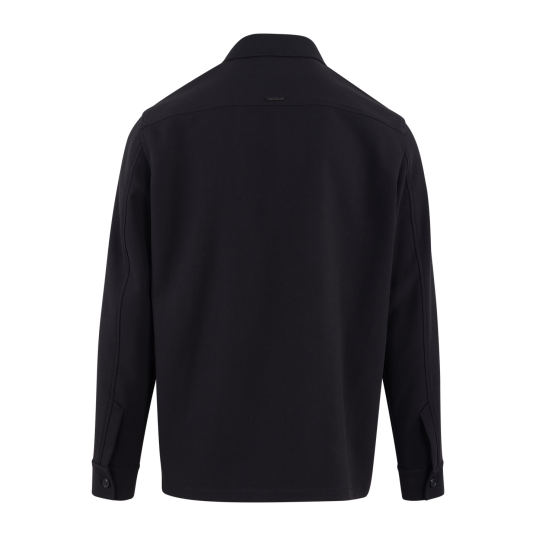 Cassedy Overshirt Black M Dressy zip shirt