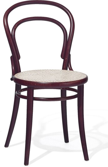Ton - Chair 14 Coffee B4 / Cane Spisestoler Michael Thonet Tre