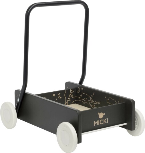 Micki leksaker Gåvogn Premium Sort 1710332