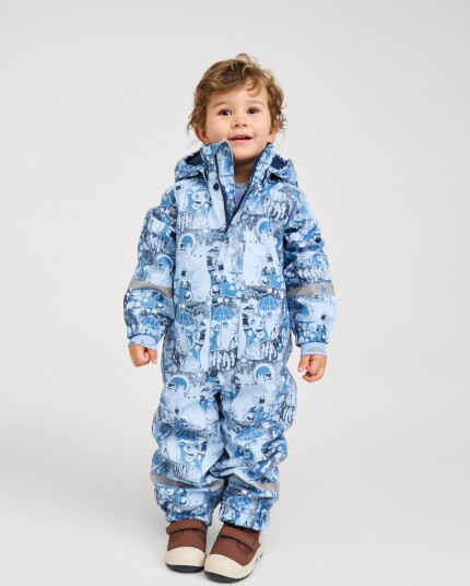 Reima Moomin Rapakko regndress til barn airy blue (98) 98