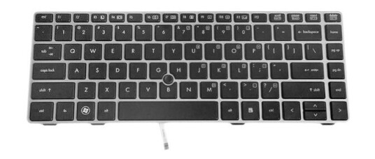 Hp - Tastatur - Portugisisk - For Elitebook 8460P Notebook