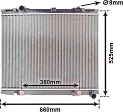 VAN WEZEL 83002139 Radiator motorkjøling