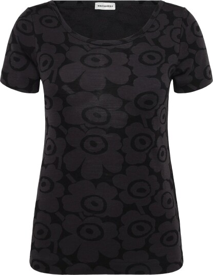 Marimekko Liituma Unikko BLACK DARK GREY XS