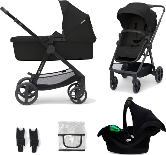 Kinderkraft Ny 3 i 1 Mink Pro barnevogn Class ic Black