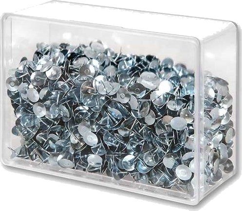 Victory Office Products Victory Office Produkt Victory Office Metallpinner 2000 Stk Plastbeholder