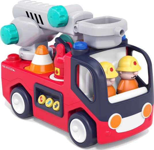 Kinder and Kids Fire truck with lights, music & movement K10107
